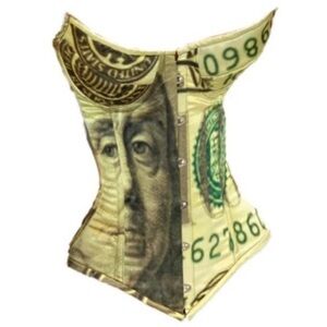 Dirty money corset